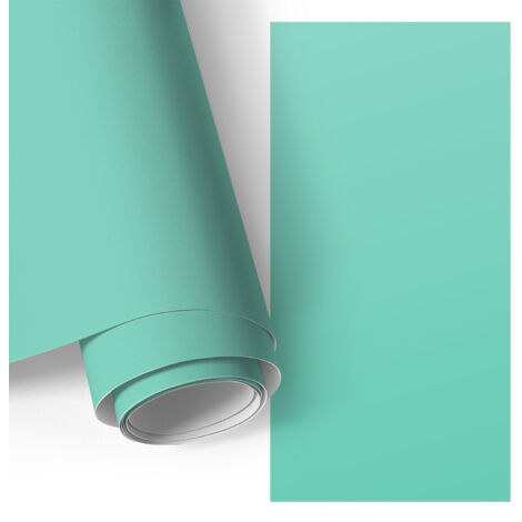 Revêtement adhésif - Films autoadhésifs - Application facile - pour tiroirs - pour plans de travail Menthe vif 50x100 cm (1/5)