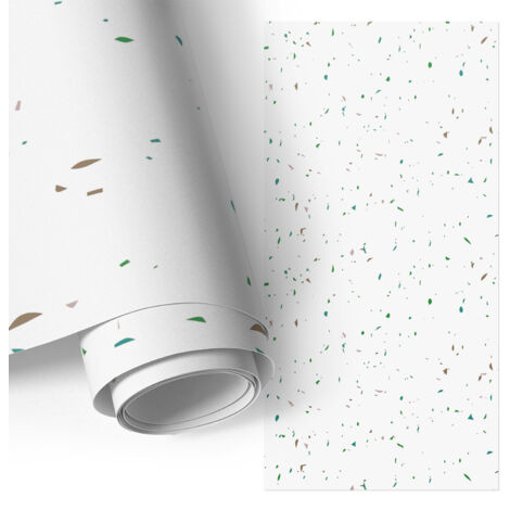 Film adhésif - adhésif décoratif - rénovation facile - pour meubles - pour table Motif coloré 75x150 cm (1/5)