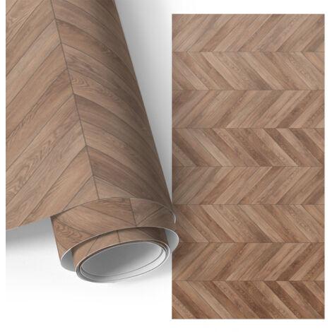 Film auto-adhésif - adhésif décoratif - imperméable - pour meubles - pour portes Motif bois 75x150 cm (1/5)