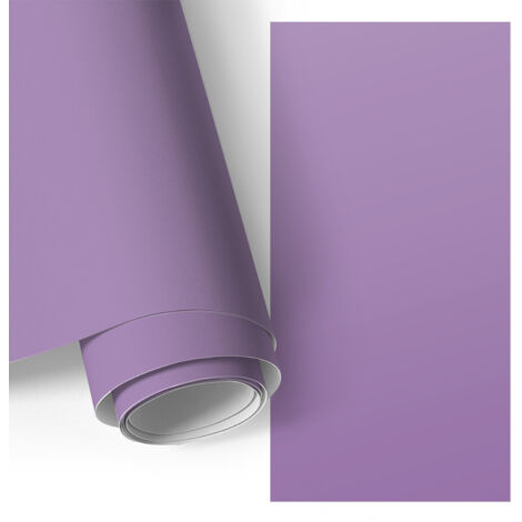 Film adhesif autocollant - design moderne - imperméable - pour meubles - pour plans de travail Couleur violet 50x100 cm (1/5)