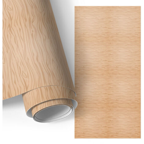 Film auto-adhésif - adhésif décoratif - imperméable - pour meubles - pour armoires Motif bois 65x130 cm (1/5)