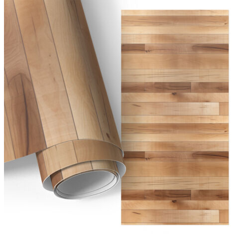 Film adhésif - adhésif décoratif - rénovation facile - pour meubles - pour table Texture bois 65x130 cm (1/5)