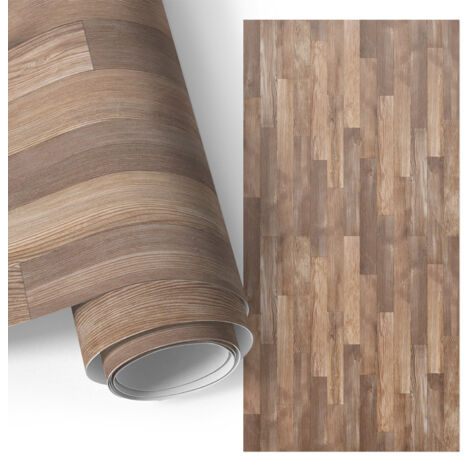 Film auto-adhésif - adhésif décoratif - imperméable - pour meubles - pour armoires Lames de bois 75x150 cm (1/5)