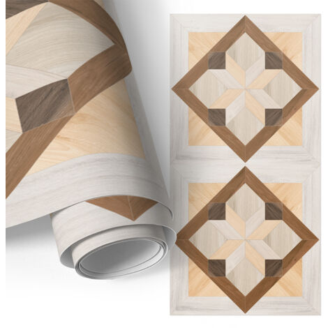 Revêtement adhésif - Films autoadhésifs - Application facile - pour tiroirs - pour plans de travail Motif en bois 50x100 cm (1/5)