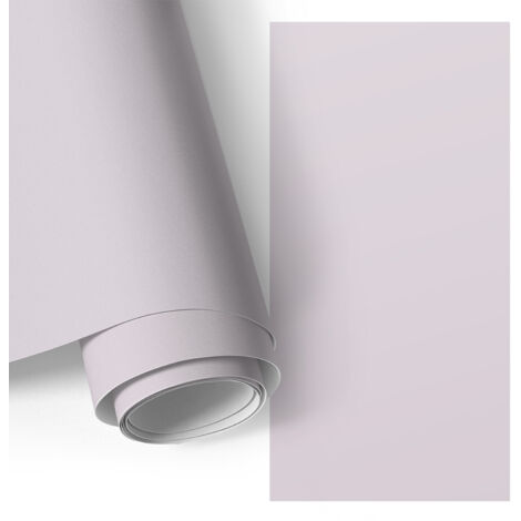 Film auto-adhésif - adhésif décoratif - rénovation facile - pour meubles - pour escaliers - pour étagères Lilas clair 75x150 cm (1/5)