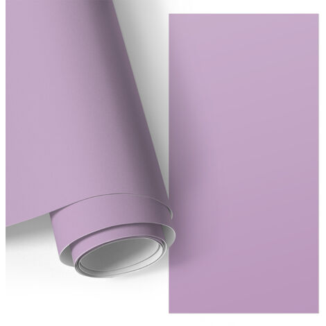 Revêtement adhésif - Films autoadhésifs - relooking meuble - pour table - entretien facile Violet clair 50x100 cm (1/5)