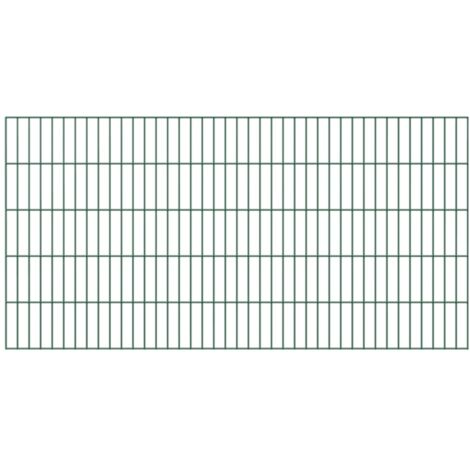 ALBERTS Doppelstab-Gittermatte, verz.grün, BxH2000x1000mm, Draht-Ø6/5/6, Masche50x200mm (1/5)