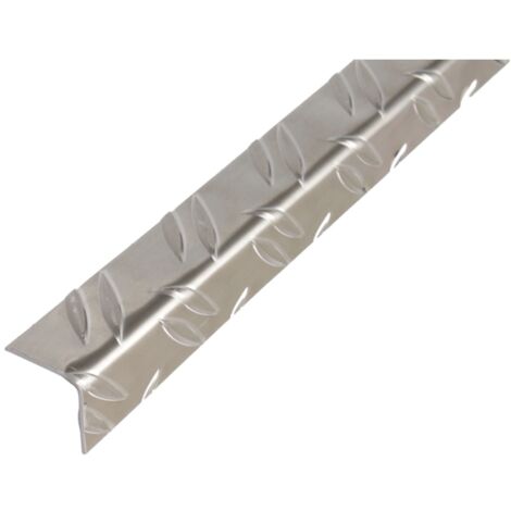 ALBERTS Winkelprofil, Riffel-Prägung, gleichsch., Alu blank, LxBxH 2000 x 29, 5 x 29, 5 mm (1/3)