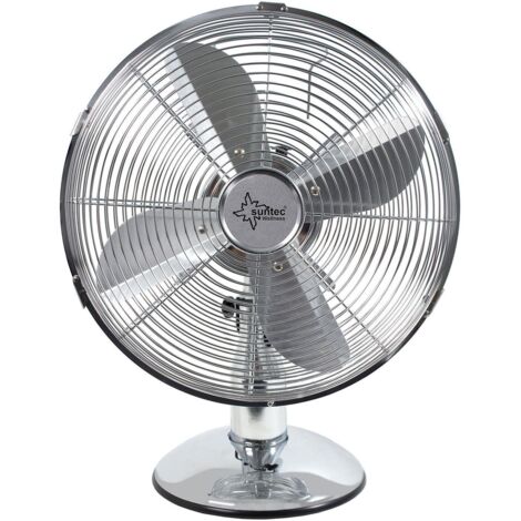 Tischventi.Ø30cm metall/chrom 3 Geschwindigkeitsstufen (1/5)