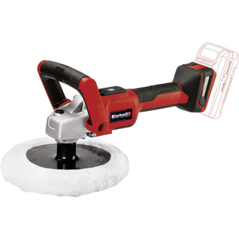 Einhell – Akku-Poliermaschine 18V – Brushless-Motor für kabelloses Polieren und Schleifen – Elektronische Drehzahlregulierung – 180mm Polierteller (1/5)