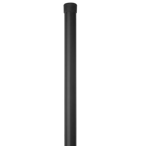 GAH-Alberts Zaunpfosten ungebohrt anthrazit-metallic Ø 34 mm 1500 mm Zaun (1/2)