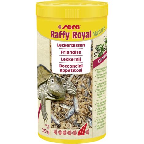 Sera Schildkrötenfutter Raffy Royal 1 L Gefriergetrocknet