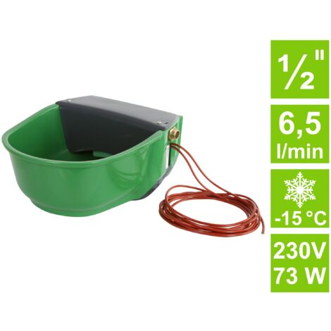 Kerbl Schwimmer-Tränkebecken SH30 heizbar, 230 V, Rohrbegleitheizung (1/5)