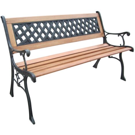 HI Gartenbank 126 cm Holz (1/2)