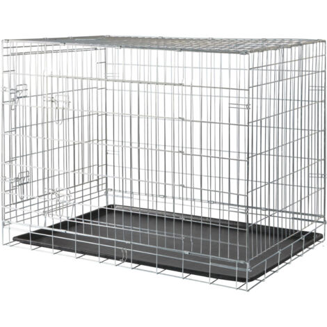 Trixie Faltbare Transportbox aus verzinktem Stahl für Hunde (1/2)