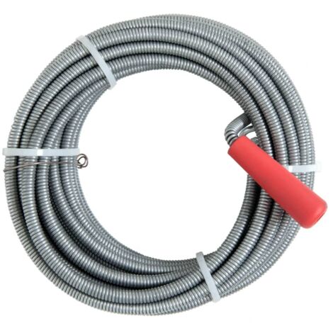 Rohr-Reinigungsspirale mit Kurbel und Kralle, ø 9 mm, Länge  10 Meter Siphons & Abläufe (1/3)