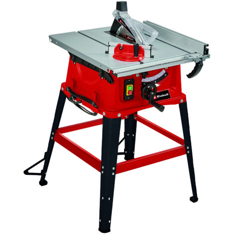 Einhell Tischkreissäge TC-TS 254 eco (max. 2050 W, Ø254 x ø30 mm Sägeblatt, Parallelanschlag, Winkelanschlag für Gehrungsschnitte 45°, Gehäuse und Sägeblattschutz mit Späneabsauganschluss) (1/5)
