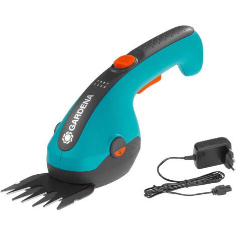 Gardena Grasschere Gartenschere ClassicCut mit Akku Ladegerät Messerschutz (1/10)