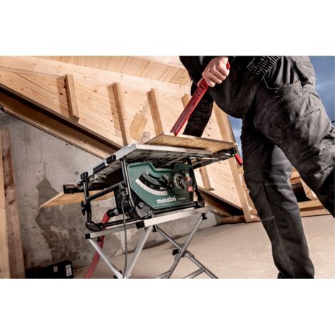 Metabo – Tischkreissäge 254mm 1500W – 691154000 – Schnitthöhe 80mm – für Hartholz und Metall – kompakte Bauweise für Baustellen (1/5)