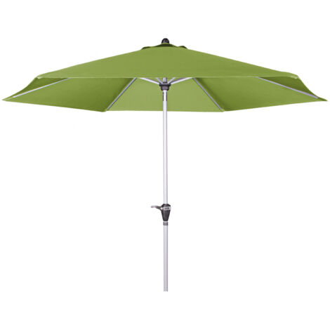 Doppler Sonnenschirm / Kurbelschirm "Active Kurbel 380", Ø 380 cm, fresh green, Bezug aus 100% Polyester, Gestell aus Aluminium, 11,9 kg Sonnenschirm / Kurbelschirm "Active Kurbel 380", fresh green, Ø