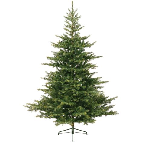 Künstlicher Weihnachtsbaum 150 cm – Extrem realistische PVC- und PE-Nadeln – 3-teilig aufklappbar – Klappbarer Metallständer – Kaemingk (1/3)