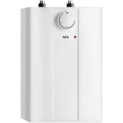 AEG HUZ 5 Basis Warmwasserspeicher 222162 Untertischmontage weiß, offen (1/7)