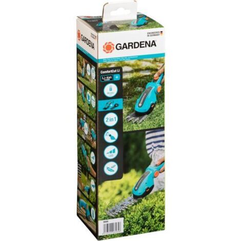 GARDENA 09888-20 Comfort Akku Grasschere, Strauchschere Li-Ion (1/10)