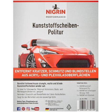 NIGRIN 73914 PERFORMANCE Kunststoffscheibenpolitur 1 St.
