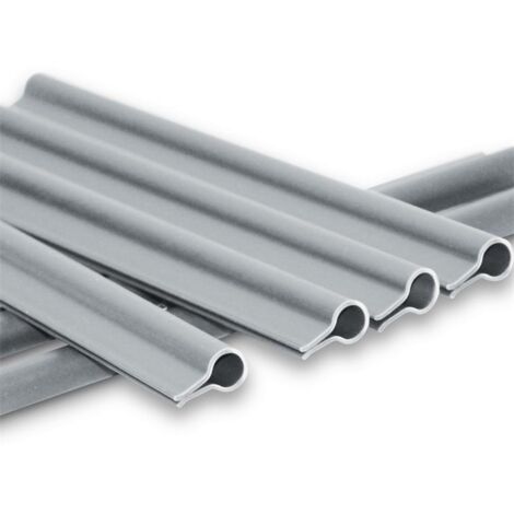 Klemmschiene Premium 15er Set hellgrau, 19 x 1,5 cm (1/4)