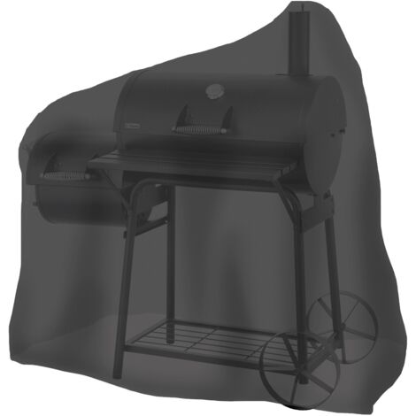 Abdeckhaube Smoker mittel für Smoker mittel, schwarz (1/2)