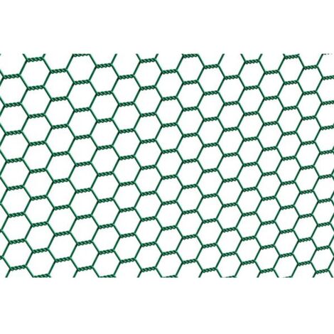Alberts 6-Eck-Geflecht 13 x 13 mm 10 m 100 cm hoch grün Metallzäune & Drahtzäune (1/2)