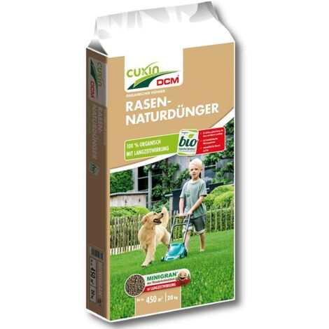 CUXIN DCM Rasen-Naturdünger 20kg (1/4)