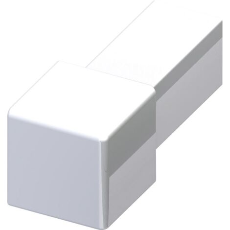 alfer Quadrat-Fliesenecke Aluminium eloxiert poliert Chrom Optik Fliesenschienen (1/2)