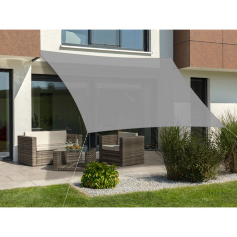 Schneider Sonnensegel Teneriffa silbergrau 500 x 500 cm Sonnensegel (1/5)