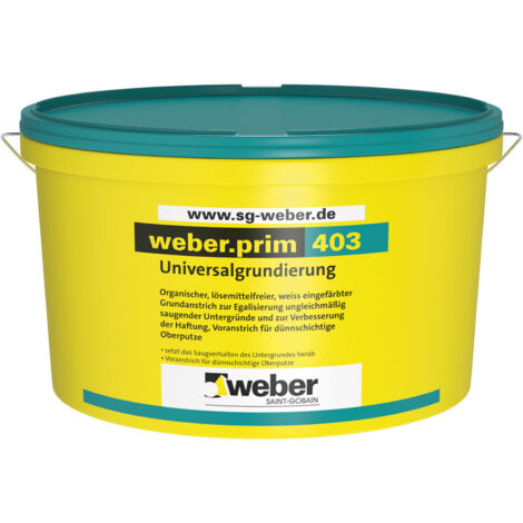 UNIVERSALGRUNDIERUNG QUARZGR. WEBER.PRIM 403  15 LTR. GEB. (1/3)