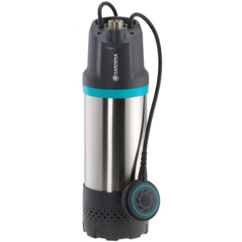 Gardena – Tauch-Druckpumpe 5900/4 inox – Edelstahl-Gehäuse – Max. Förderhöhe 20m – Inklusive Vorfilter und Schwimmerschalter – 15m Anschlusskabel (1/7)