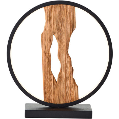 Brilliant Chaumont LED Tischleuchte Holz 28cm schwarz/holz Aluminium/Metall/Holz Schnurzwischenschalter 7,5 W LED integriert (850lm, 3000K) (1/5)