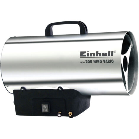 Einhell HGG 200 Niro Vario (DE/AT) Heißluftgebläse 20 kW, 38 W Silber (1/5)