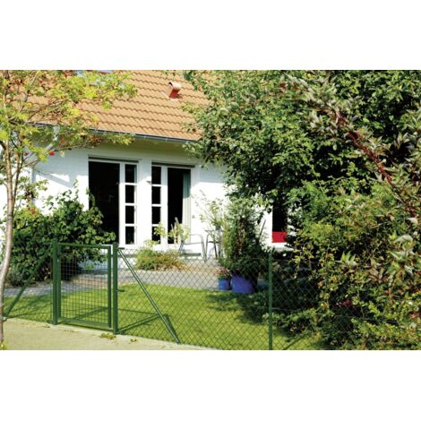 Alberts Maschendrahtgeflecht 25 m 125 cm hoch grün Metallzäune & Drahtzäune (1/3)