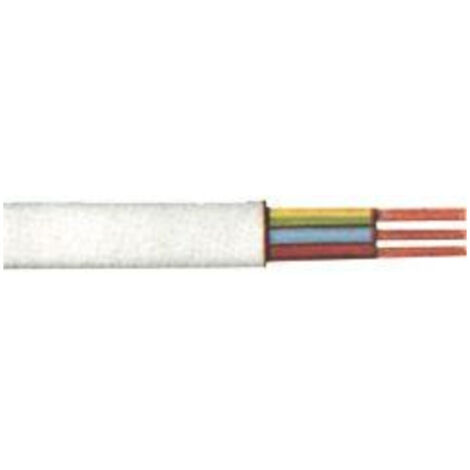 Neutrale Produktlinie PVC-Schlauchleitung H05VV-F3G1,0mm2, 10m-Ring, ws (1/2)