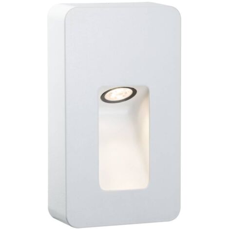 Special EBL Set IP44 Wand Slot 2,4W 230V 90mm Weiß matt/Alu (1/5)