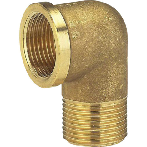 Gardena Messing-Winkel mit Innen-und Außengewinde, 42 mm (G 1 1/4)-Gewinde (7285-20) (1/2)