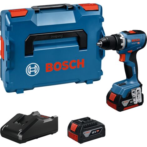 Trapano a batteria Bosch GSR 18V-65 2x 5,0 Ah e caricabatterie in L-BOXX 136