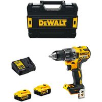 Trapano avvitatore brushless 18V DEWALT + 2 batterie Li-Ion 5Ah + valigetta Tstak - DCD791P2