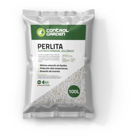 CONTROL GARDEN Perlita Sustrato Mineral Volcánico 100L