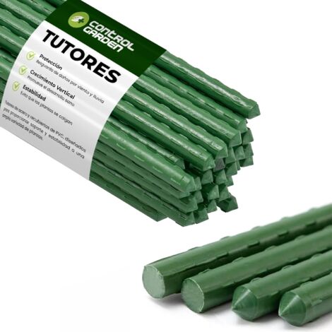 CONTROL GARDEN Pack 10 Tutores de Acero 150 cm