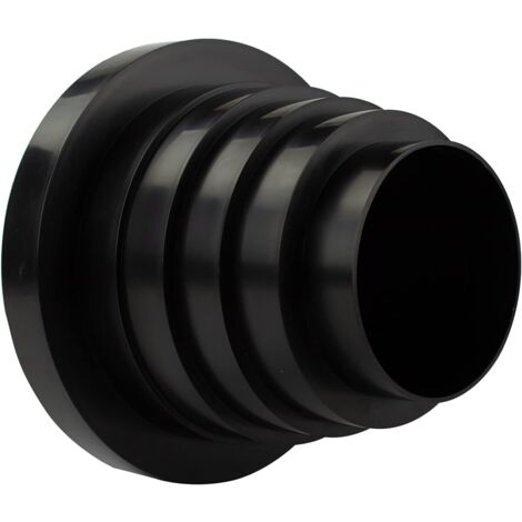 CONTROL GARDEN Reductor Negro Universal para Sistemas de Ventilación (1/4)