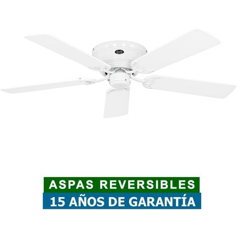 Ventilador de techo CasaFan 5132061 CLASSIC FLAT 132cm blanco o gris claro / blanco