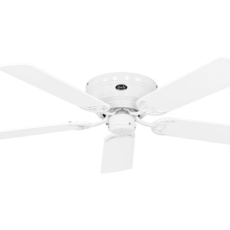 Ventilador de techo CasaFan 5132061 CLASSIC FLAT 132cm blanco o gris claro / blanco