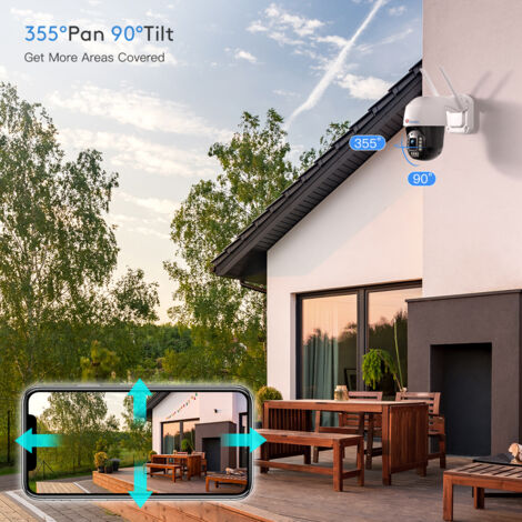 2,4/5Ghz 2,5K 4MP Caméra Surveillance WiFi Intérieure Détection Humain, camera s